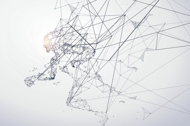 科技风商务活动背景