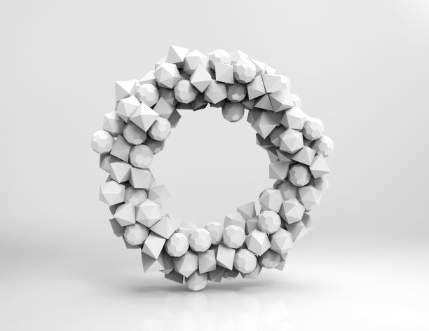 灰色圆形图案封面