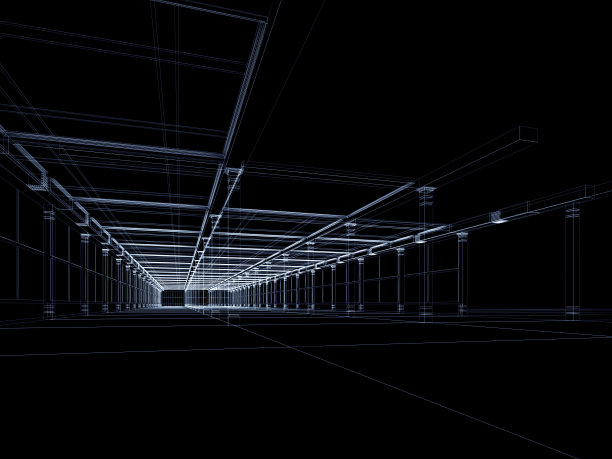 户型图彩图线条