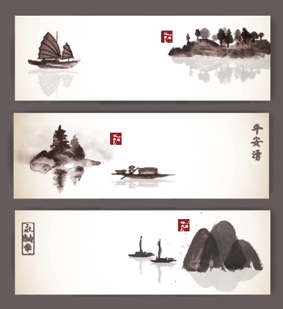 中国风禅意插画