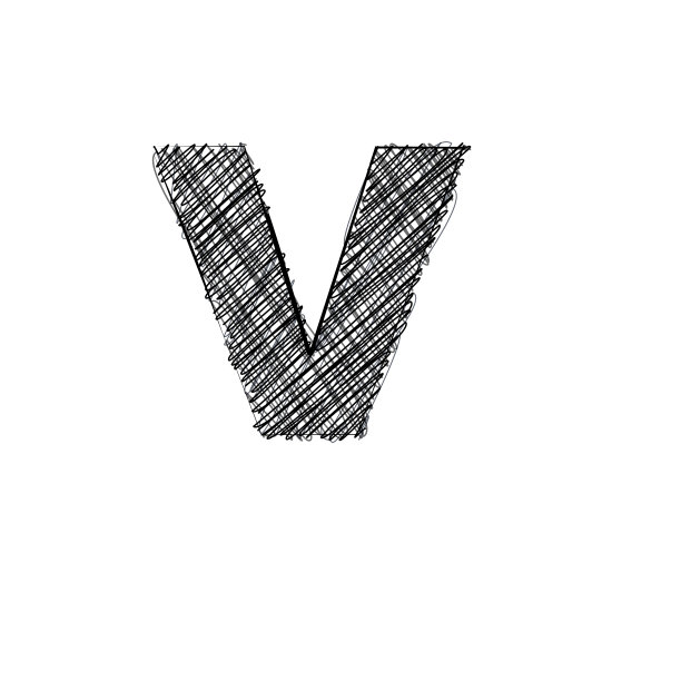 v字标志设计
