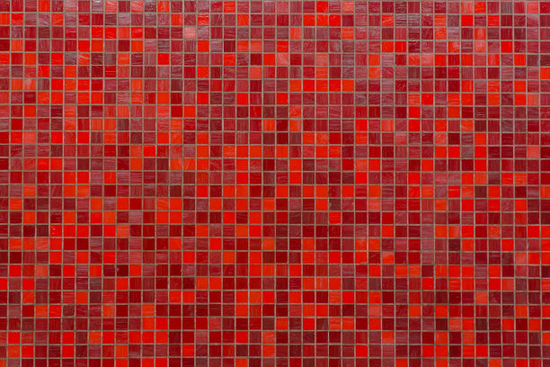 红色瓷砖
