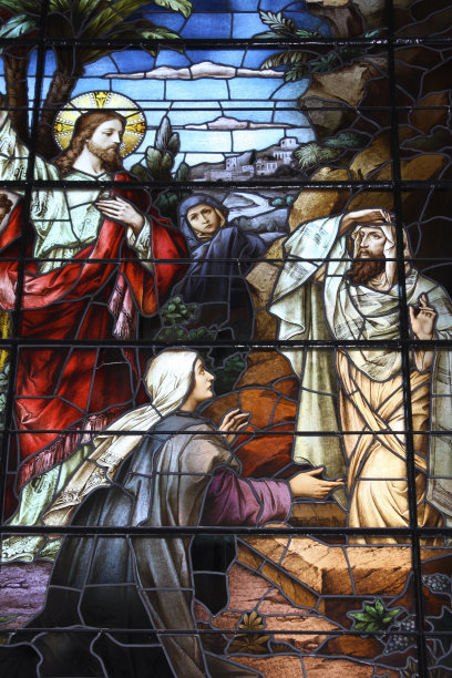 Lazarus,耶稣基督,玻璃