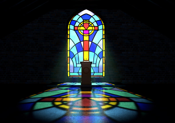 艺术玻璃教堂玻璃