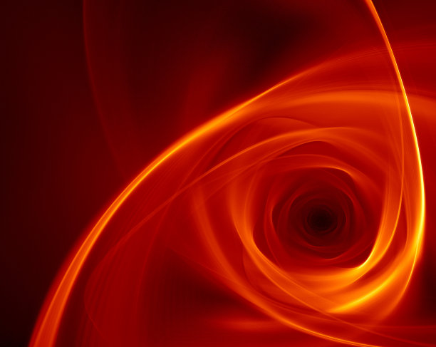 炫彩流动的火焰抽象图案