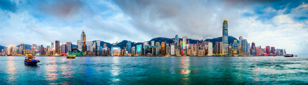 香港风光全景