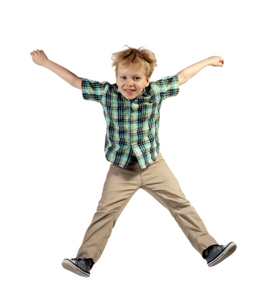 leaping