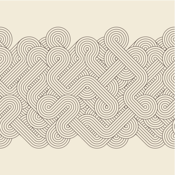 复古几何条纹图案背景