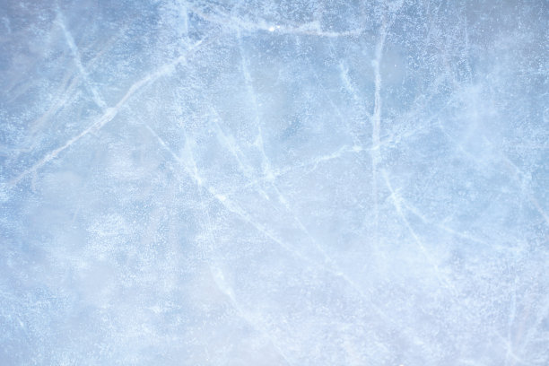 蓝色冰面纹理背景图