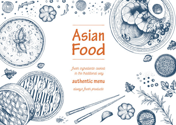 美食插画