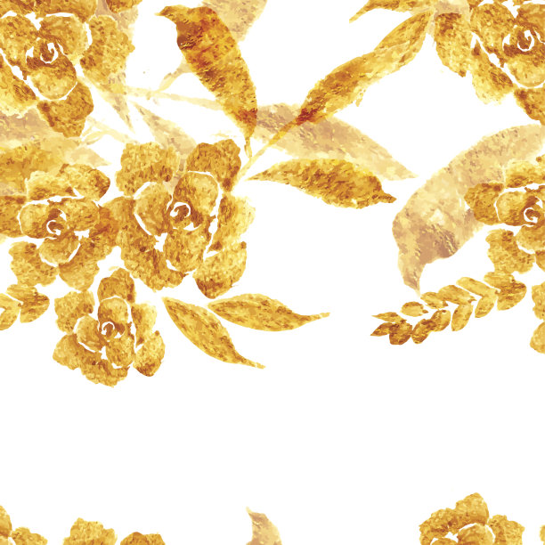 华丽鎏金花纹