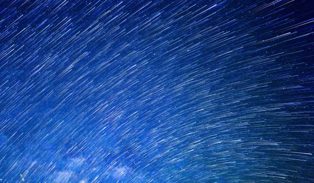 繁星点点蓝色动态宇宙