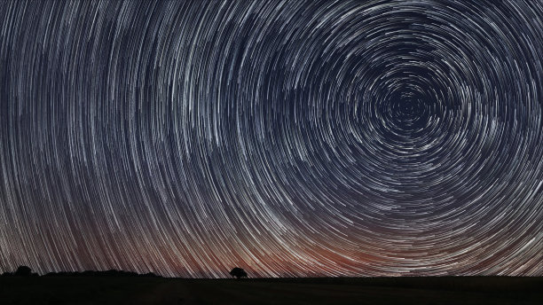 乡村星空银河