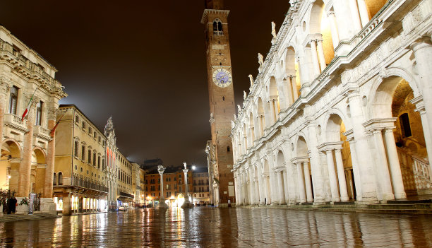 威尼托大区,水平画幅,夜晚