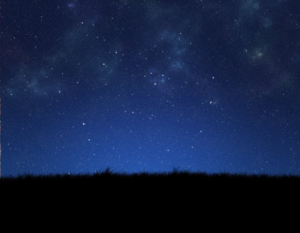 蓝色星空背景