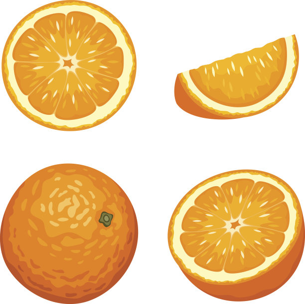 橘色的小果实