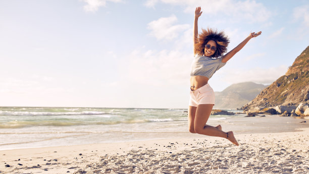 leaping