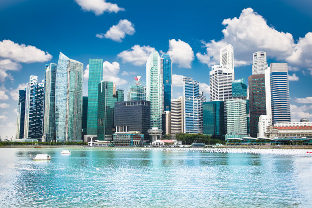 新加坡海岸城市风光