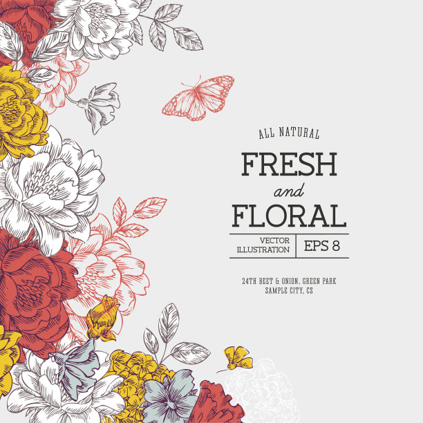 春天百花盛开万物复苏