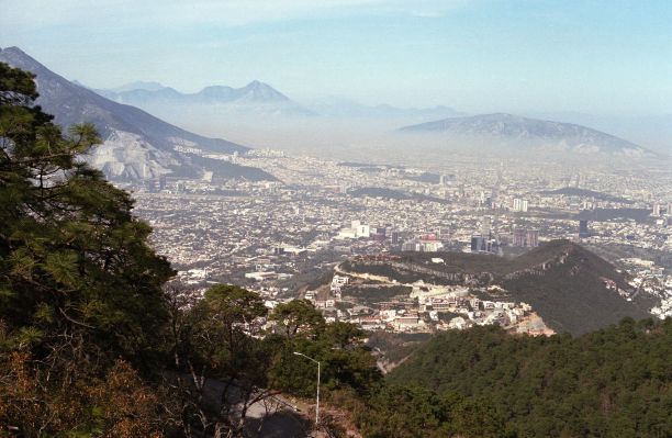 墨西哥城市剪影轮廓