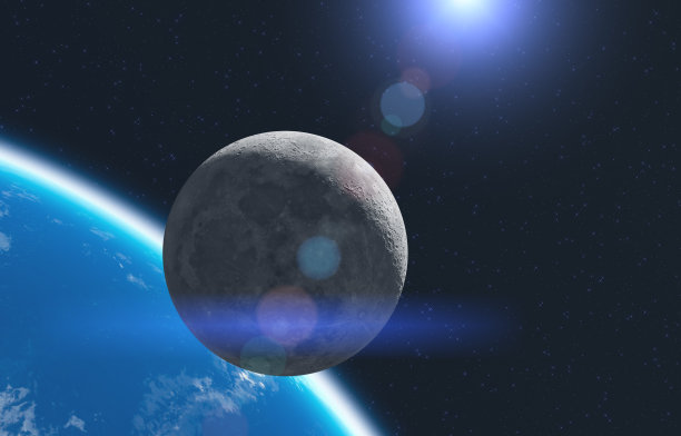 发光月球模型