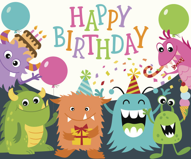 可爱卡通冰淇淋插画