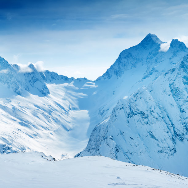 雪山雪景