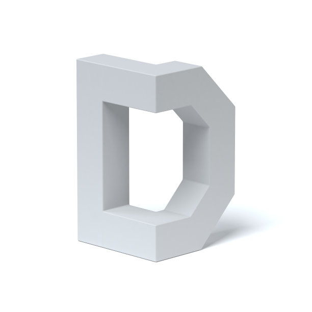 d字母图案设计