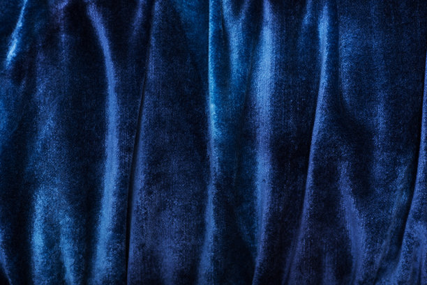 蓝色帘子
