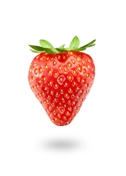 白底抠图草莓