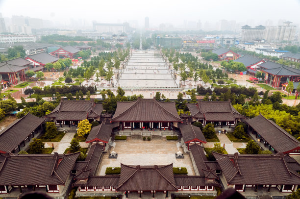 西安地标建筑天际线