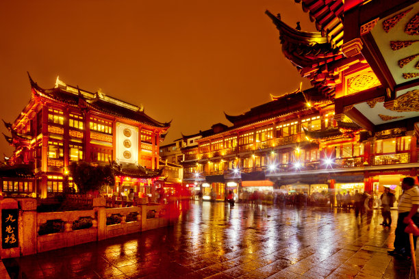 上海老建筑夜景