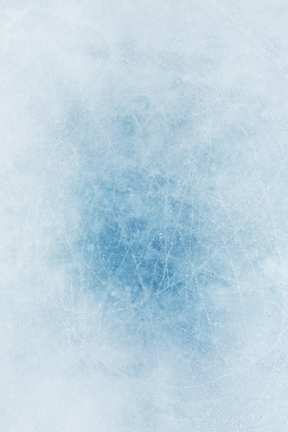 蓝色冰面纹理背景图