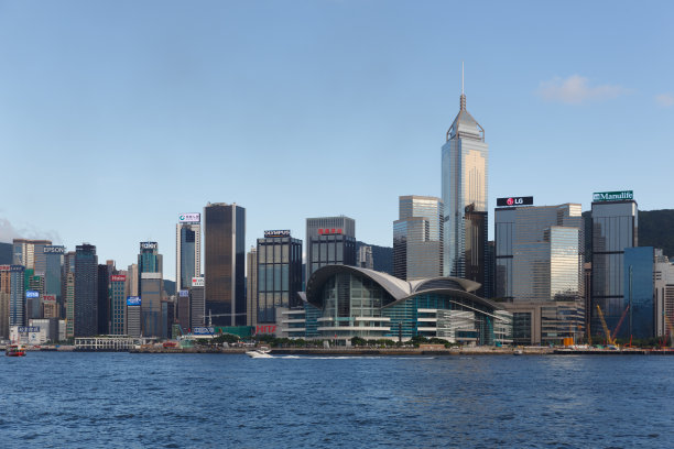 水平画幅,香港岛,建筑