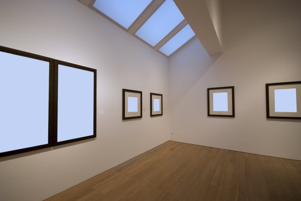 水泥地,画廊,相框