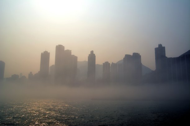 维多利亚港的早晨