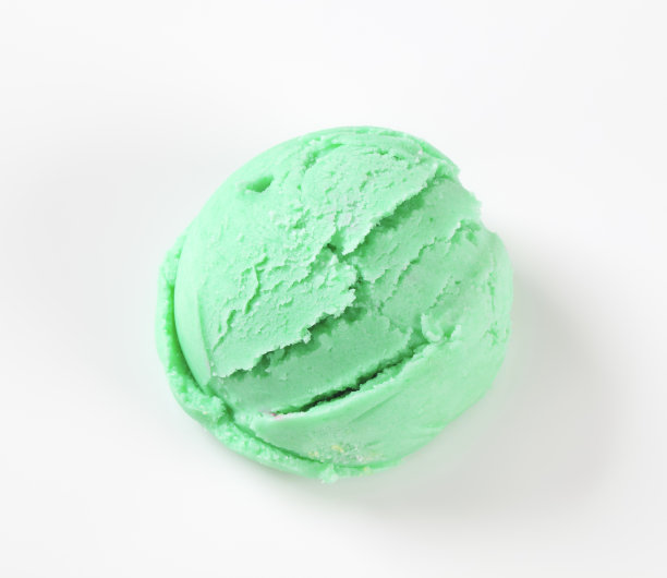 冰淇淋,水平画幅,绿色