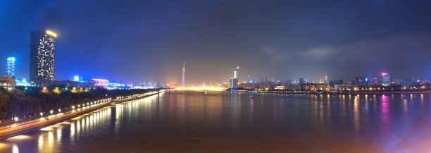 广州城市夜色夜景摄影