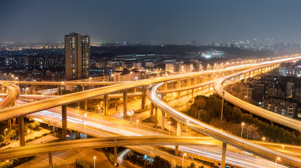 南京高速夜景