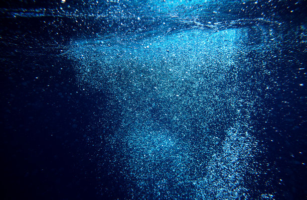 蓝色海水素材海洋素材