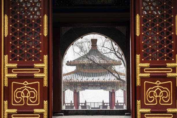 中国风拱门
