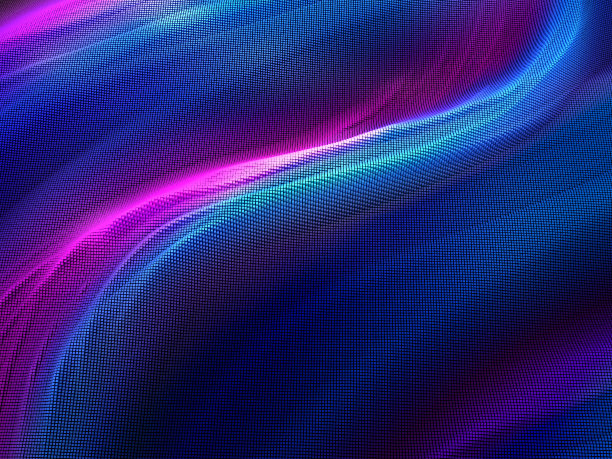 紫色波浪纹