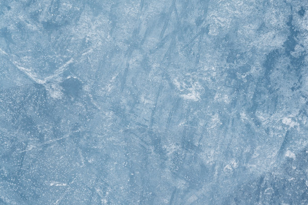 蓝色冰面纹理背景图