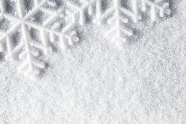 冬季雪景圣诞装饰背景图