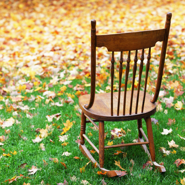 庭院木摇椅