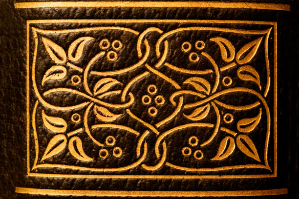 皮革古典花纹底纹