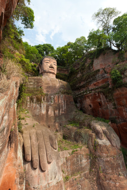 四川乐山大佛景区