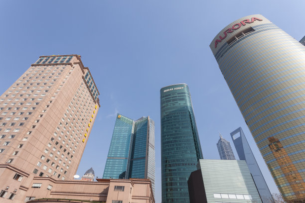 上海国际金融中心建筑特写