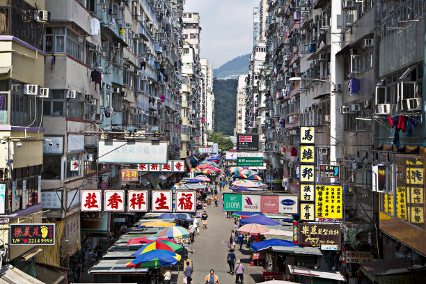 香港九龙旅游风光和各种美食