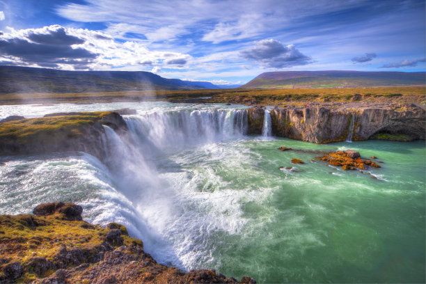 waterfalls